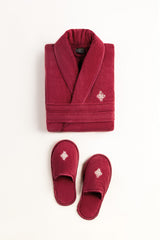 Hibiscus Velour Bathrobe