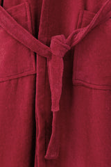 Hibiscus Velour Bathrobe
