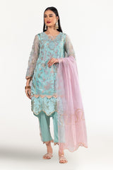 3 Piece Shamooz Silk Embroidered Suit ILP-23-239