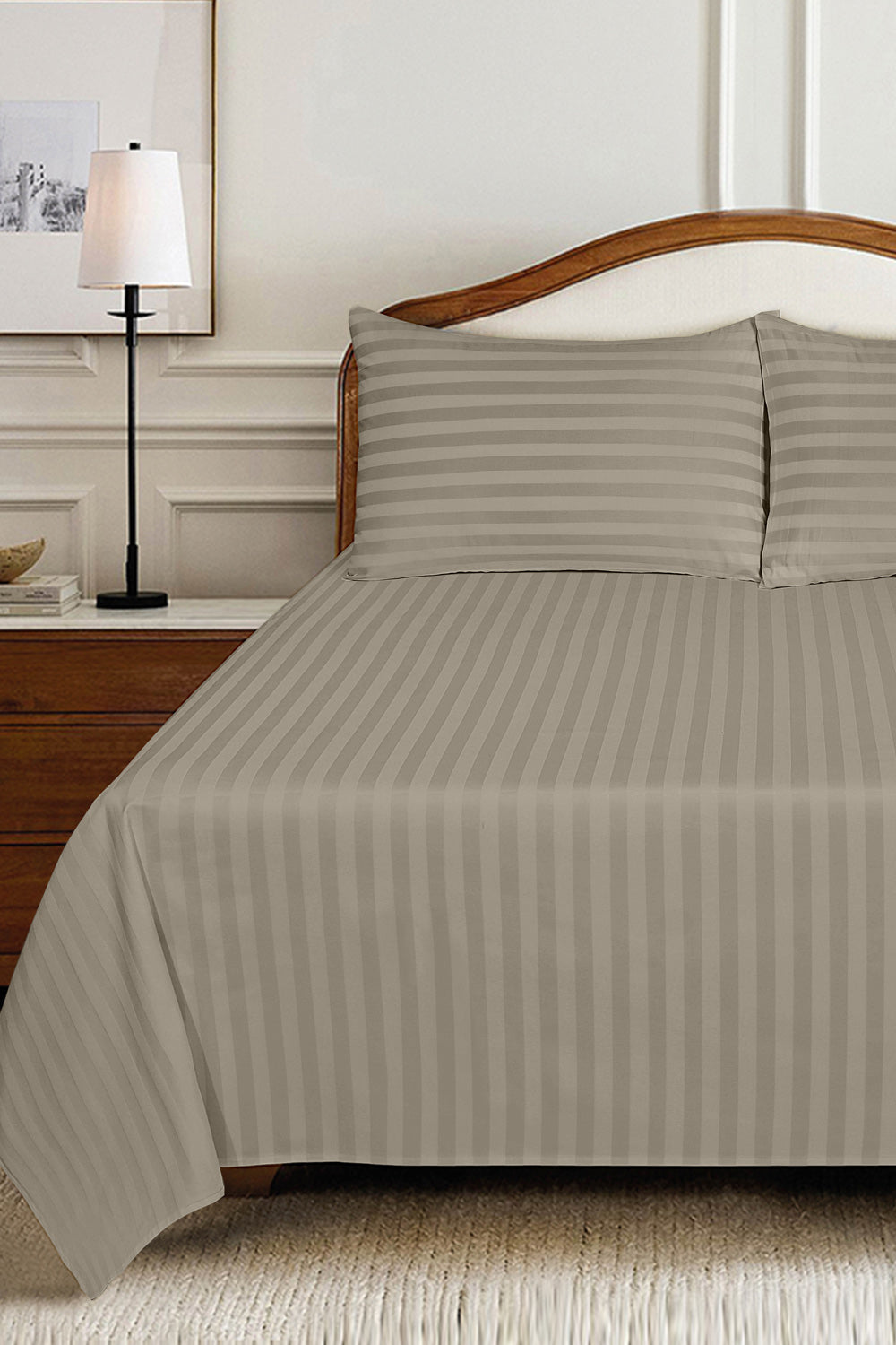 Island Fossil Luxury Stripe Bed Sheet Set