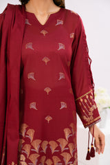 3 Piece Jacquard Suit with Dupatta MJ-52031