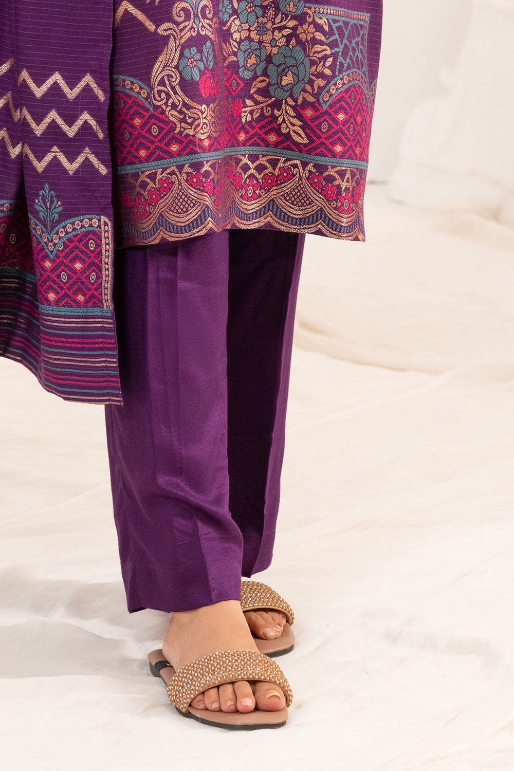 3 Piece Jacquard Suit with Dupatta MJ-52059