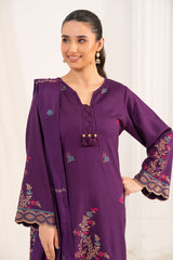 3 Piece Jacquard Suit with Dupatta MJ-52059