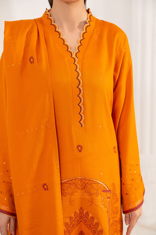 3 Piece Jacquard Suit with Dupatta MJ-52064