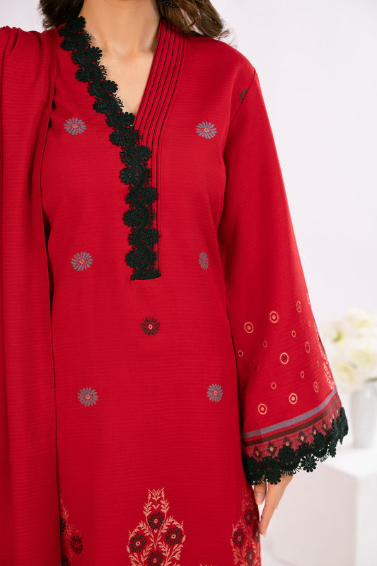 3 Piece Jacquard Suit with Dupatta MJ-52065