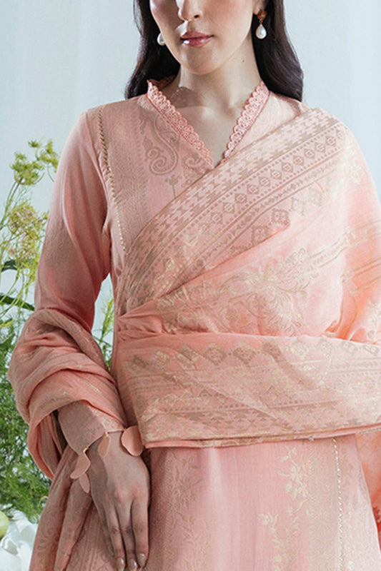 3 Piece Jacquard Suit with Dupatta FE-52126