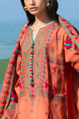 3 Piece Jacquard Suit with Jacquard Dupatta MJ-52011