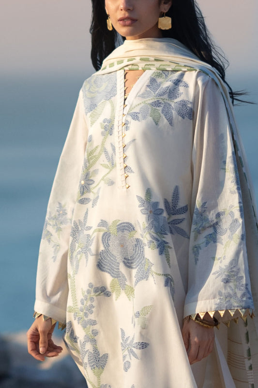 3 Piece Jacquard Suit with Jacquard Dupatta MJ-52020