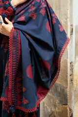 3 Piece Jacquard Suit with Jacquard Shirt and Dyed Trouser MJ-52029