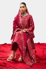 3 Piece Jacquard Suit with Dupatta MJ-52044