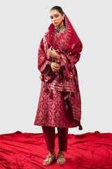 3 Piece Jacquard Suit with Dupatta MJ-52044