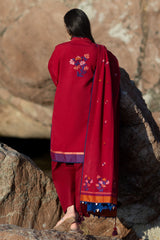 3 Piece Jacquard Suit with Jacquard Dupatta MJ-62001