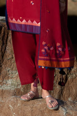 3 Piece Jacquard Suit with Jacquard Dupatta MJ-62001