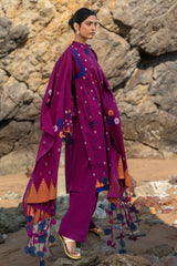 3 Piece Jacquard Suit with Jacquard Dupatta MJ-62002