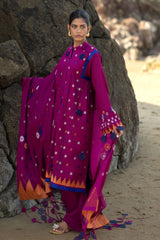 3 Piece Jacquard Suit with Jacquard Dupatta MJ-62002