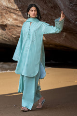 3 Piece Jacquard Suit with Jacquard Dupatta MJ-62004