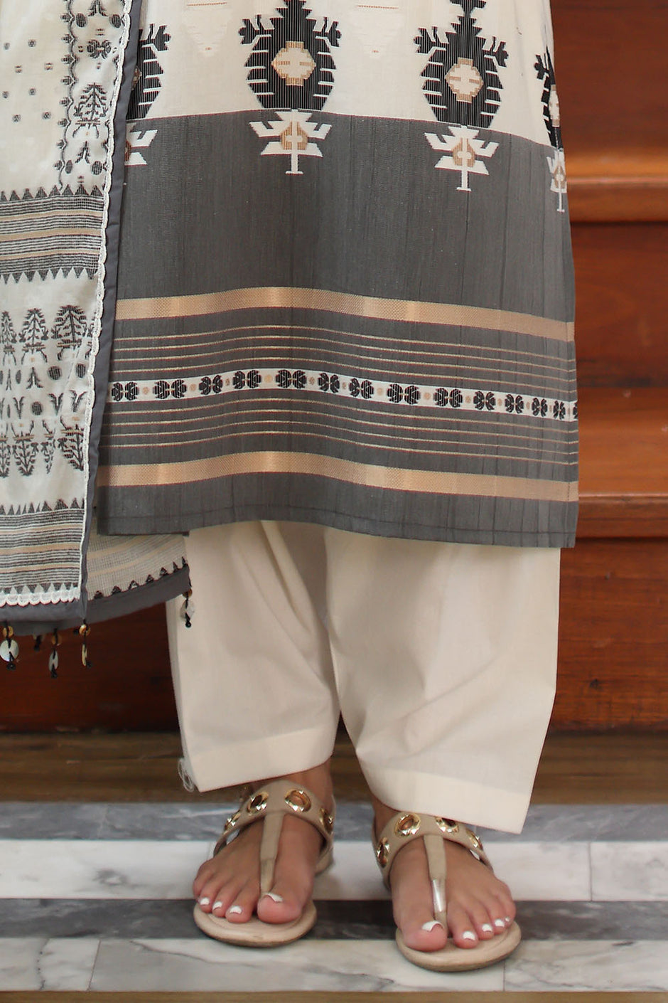 3 Piece Jacquard Suit