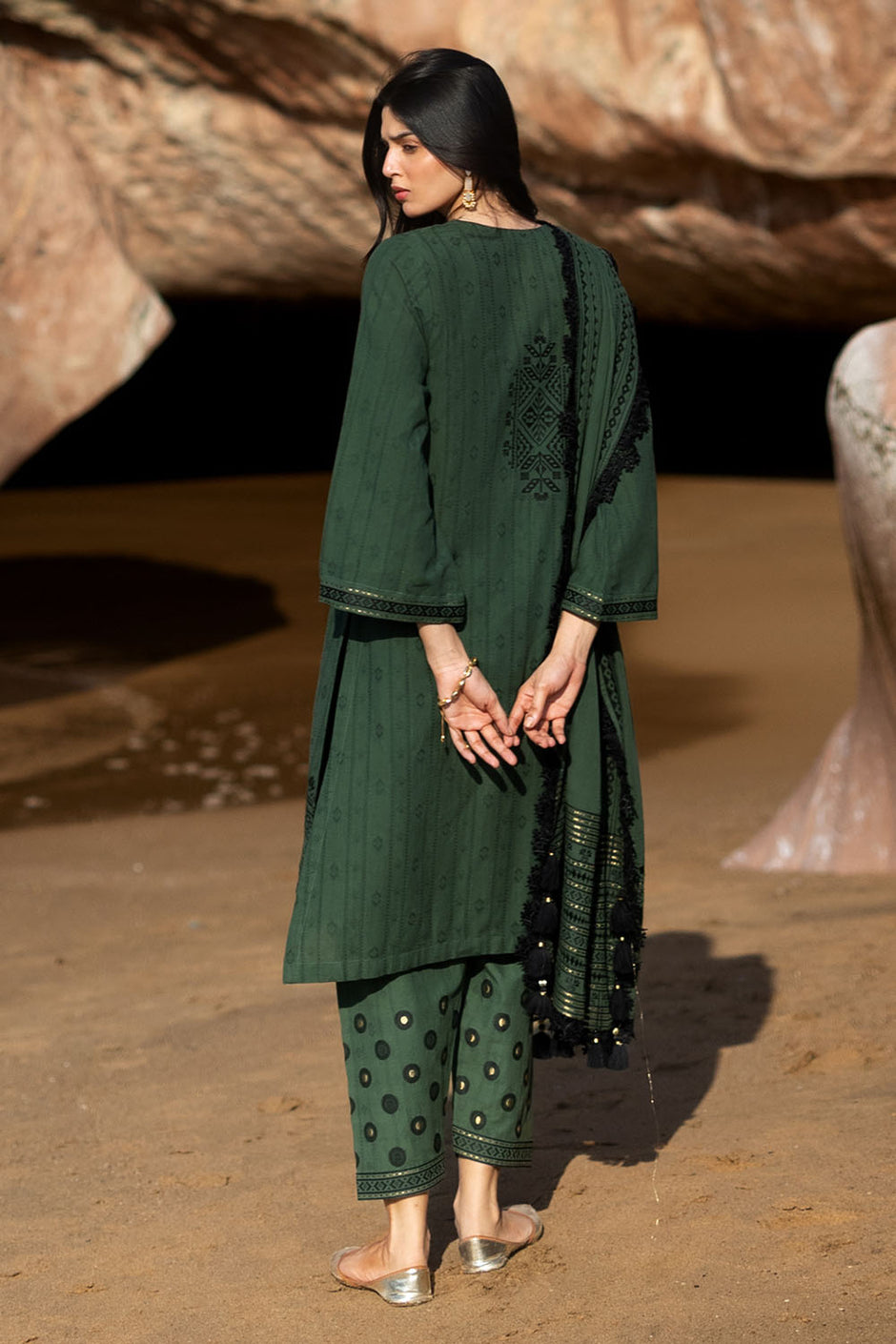 3 Piece Jacquard Suit