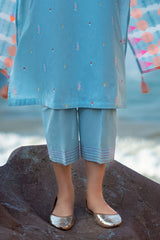 3 Piece Embroidered Yarn Dyed Jacquard Suit with Lacquer Printed Jacquard Dupatta MJ-52018