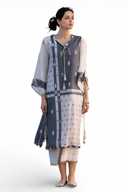 2 Piece Jacquard Suit JT-52001