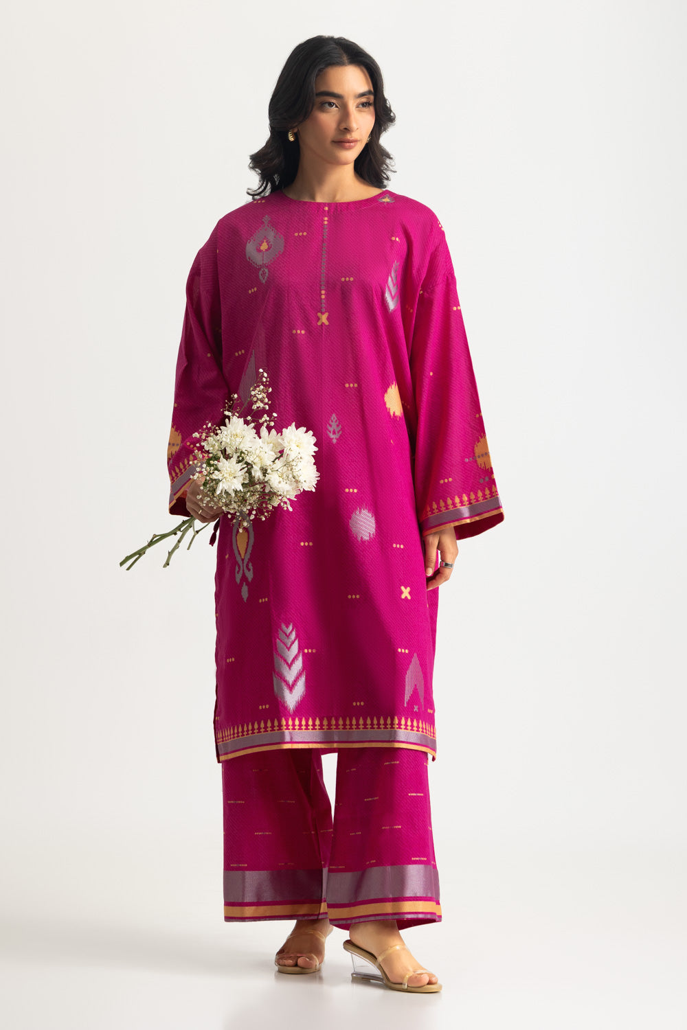 Jacquard Dyed Co-Ord Set