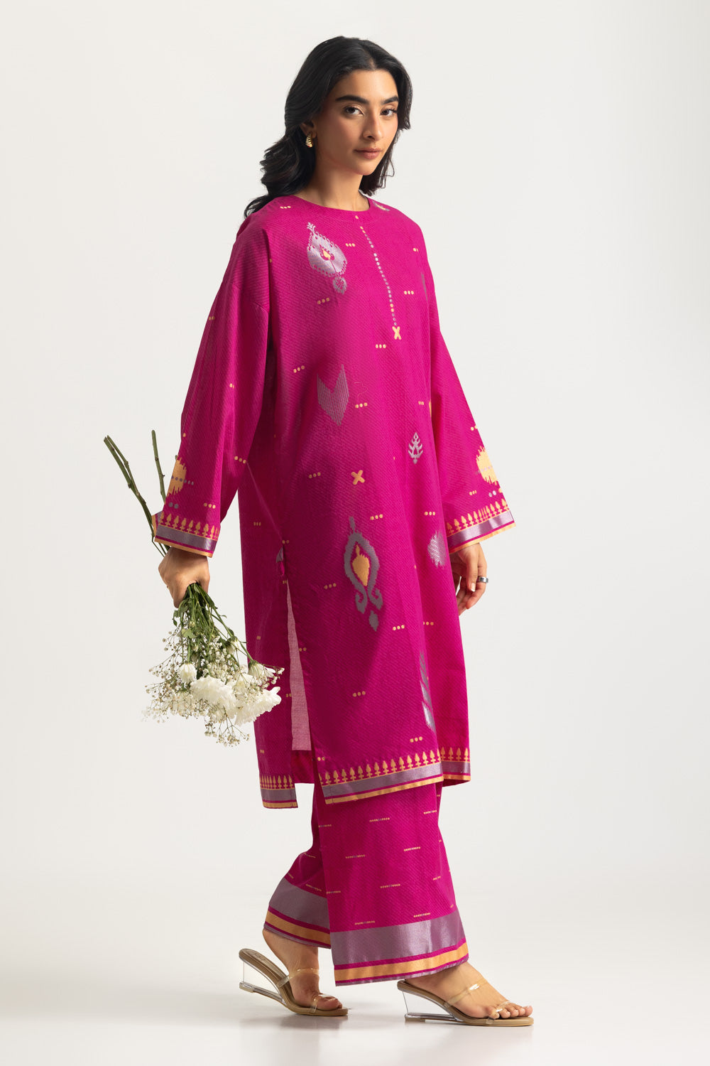 Jacquard Dyed Co-Ord Set