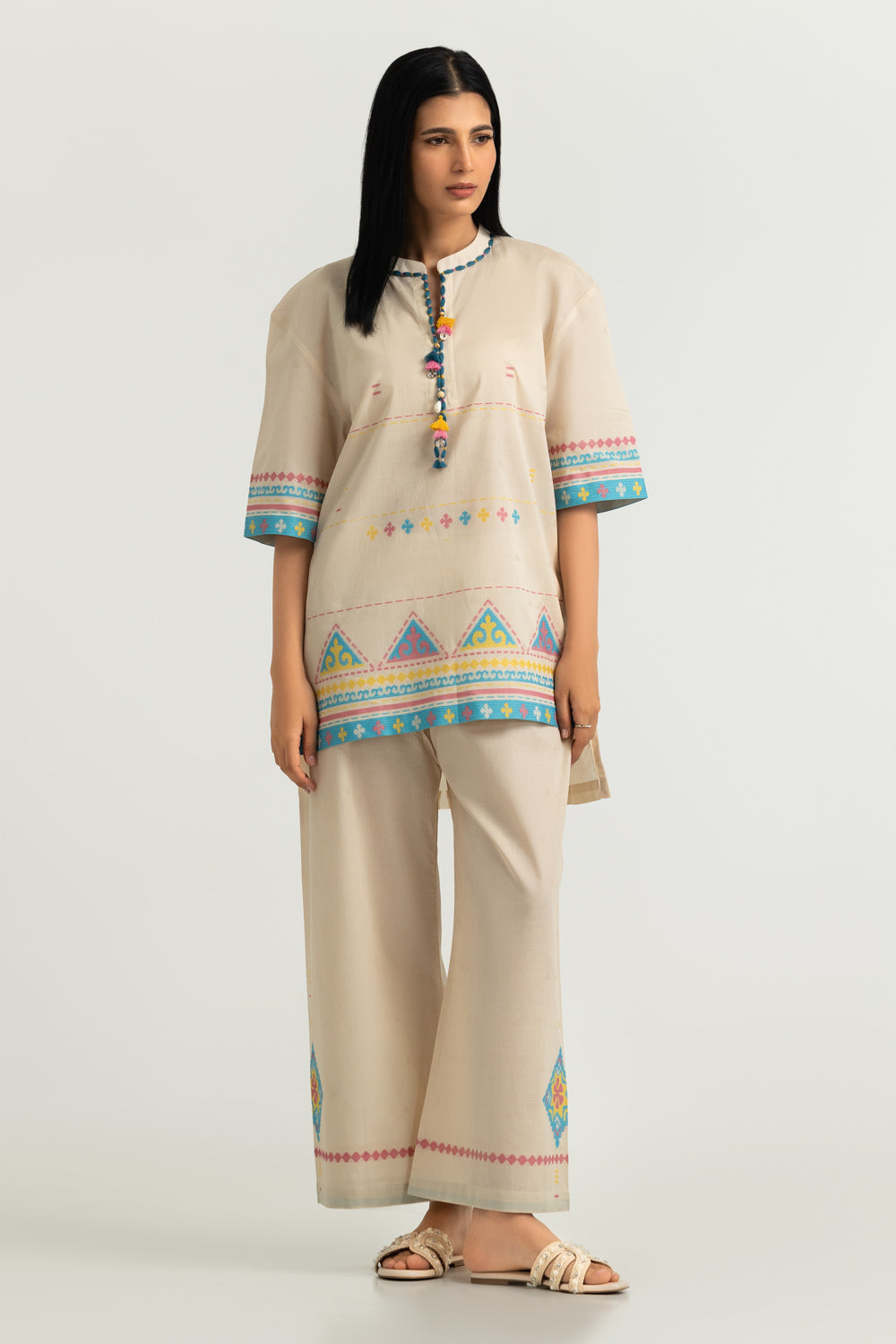 Jacquard Dyed Co-Ord Set