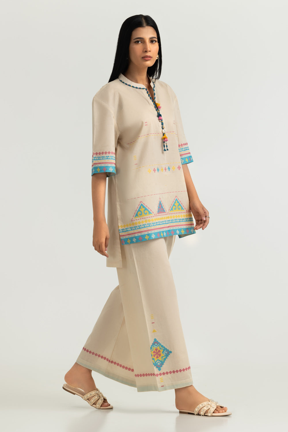 Jacquard Dyed Co-Ord Set