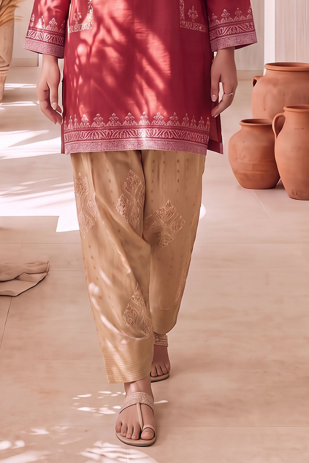Jacquard Dyed Co-Ord Set
