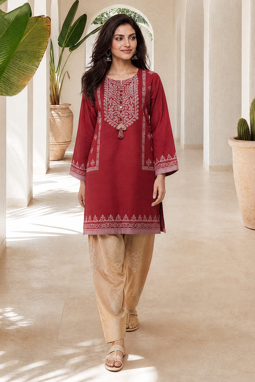 Jacquard Dyed Co-Ord Set
