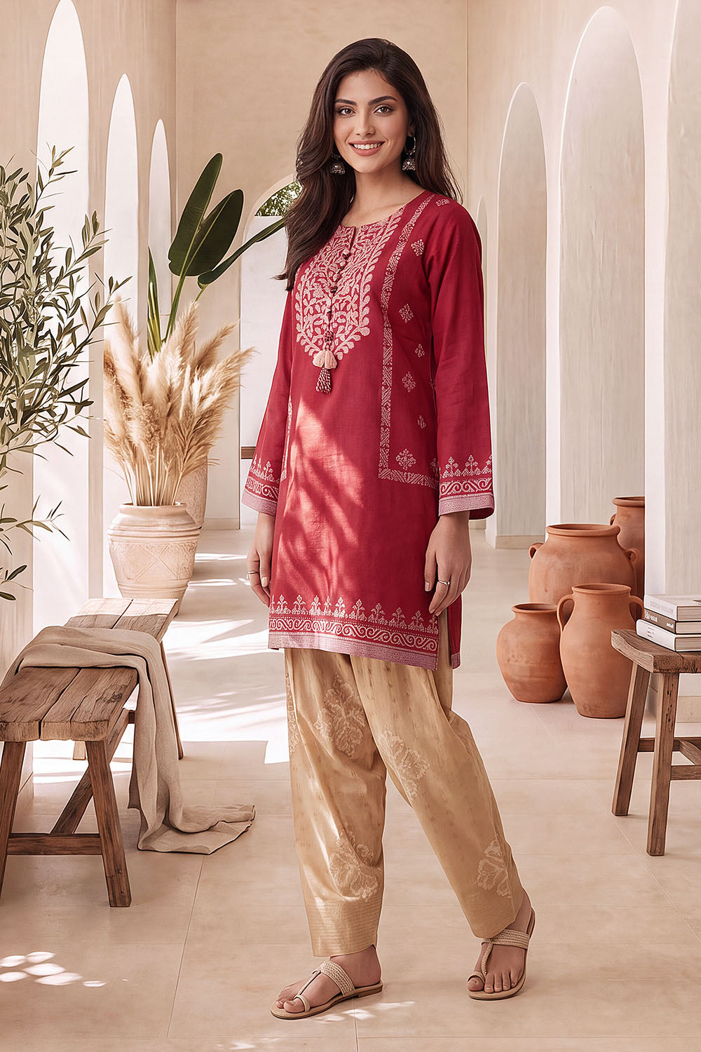 Jacquard Dyed Co-Ord Set