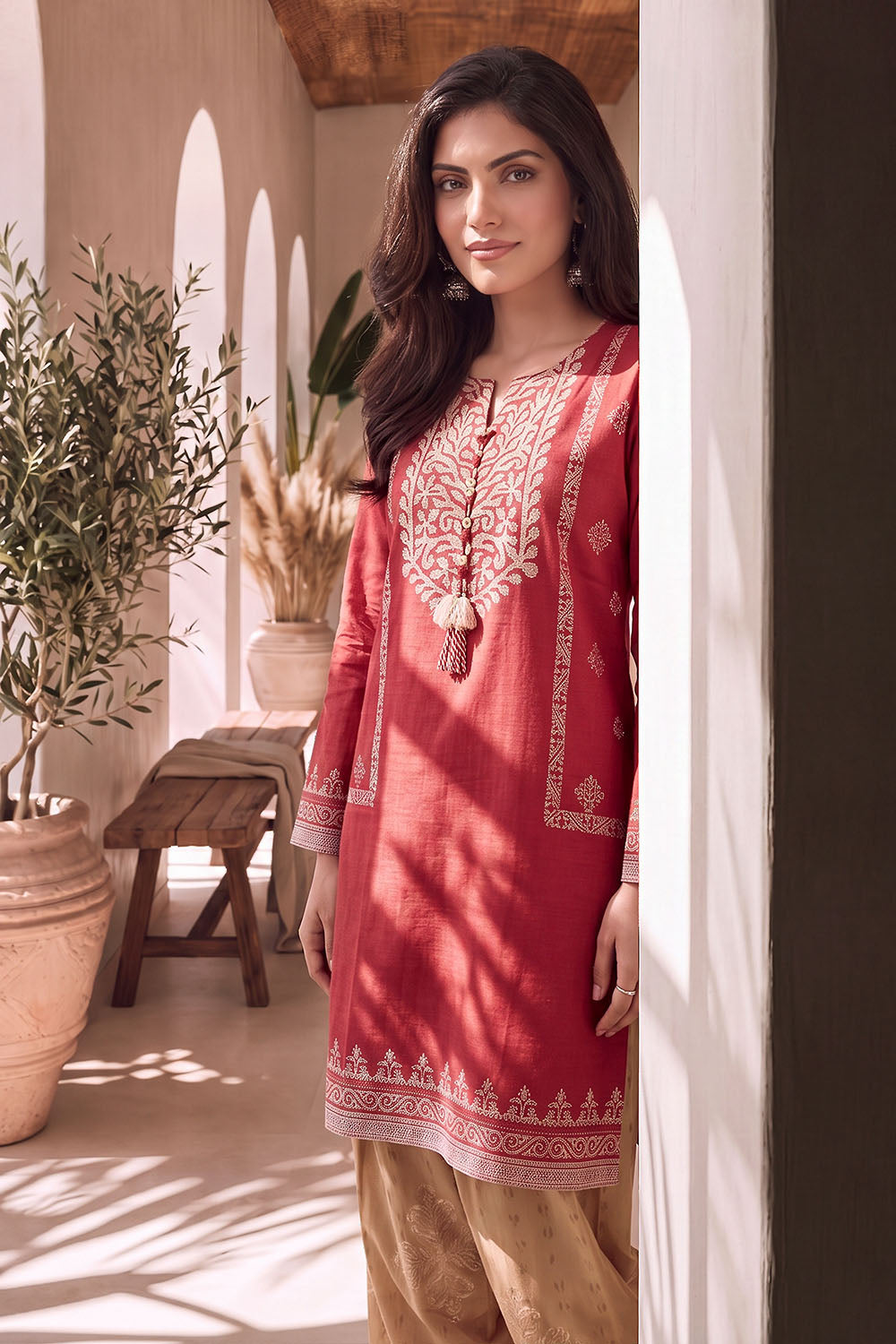 Jacquard Dyed Co-Ord Set