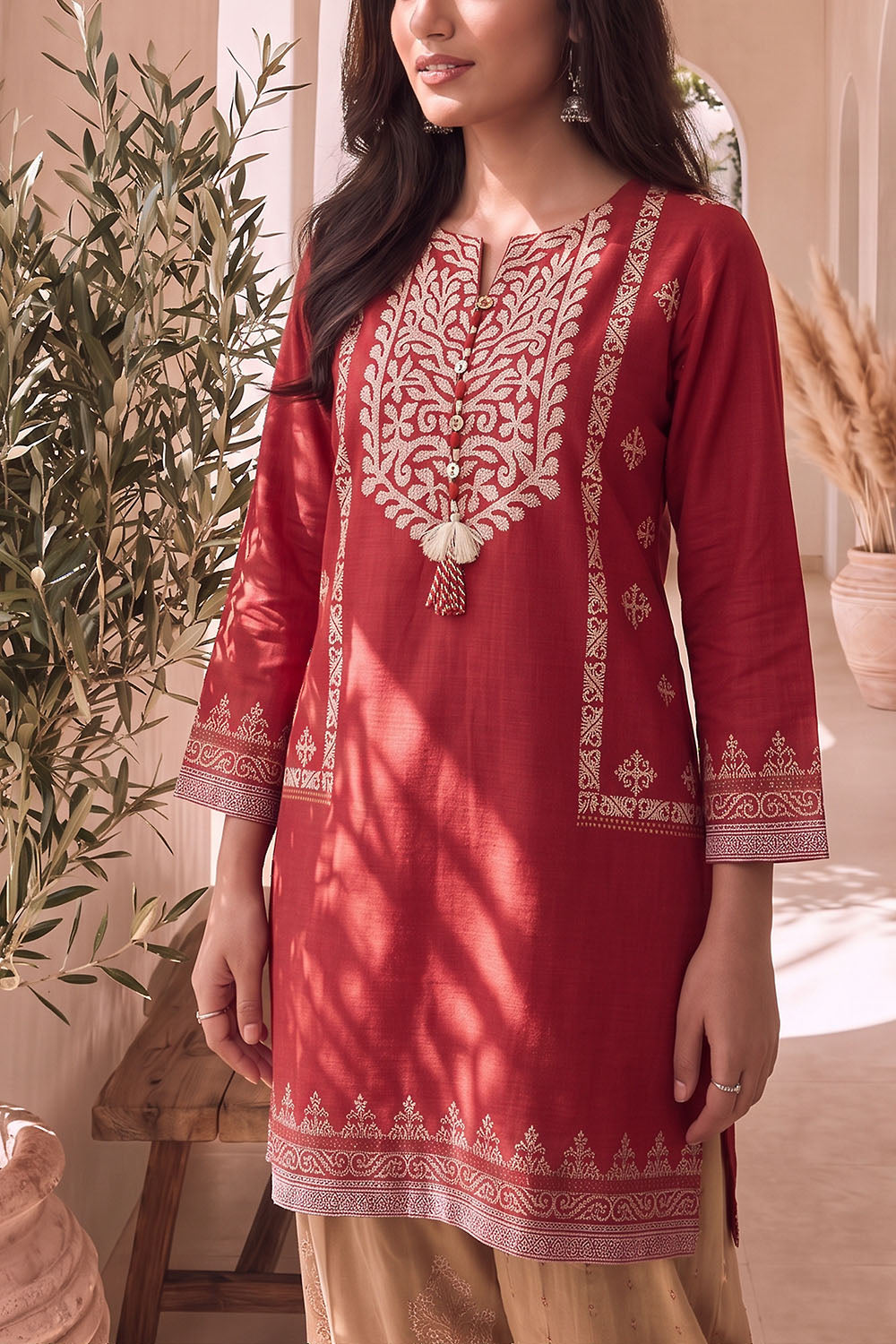 Jacquard Dyed Co-Ord Set