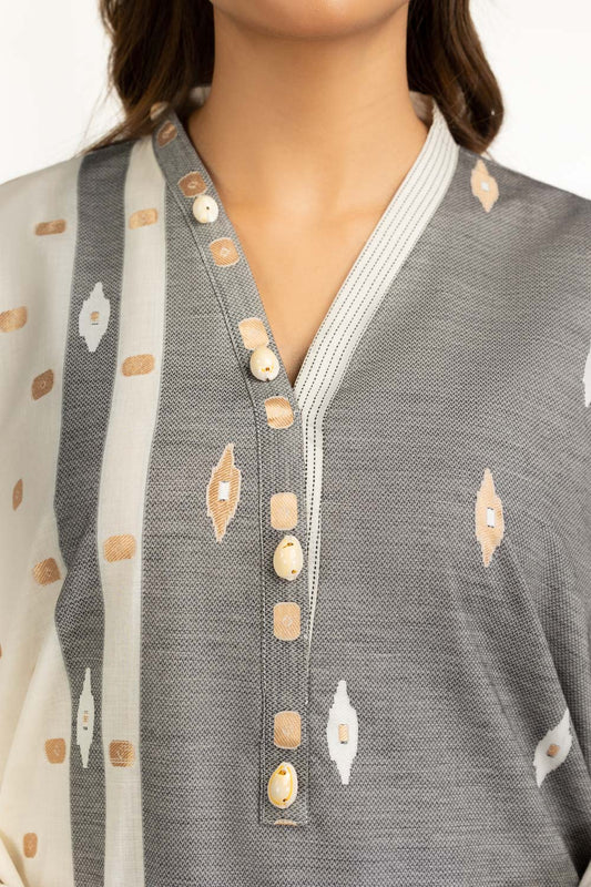 Jacquard Dyed Co-Ord Set IUSTTS-1080