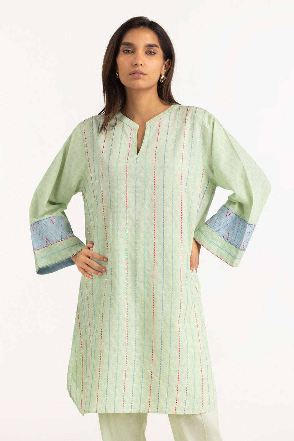 Jacquard Embroidered Co-Ord Set