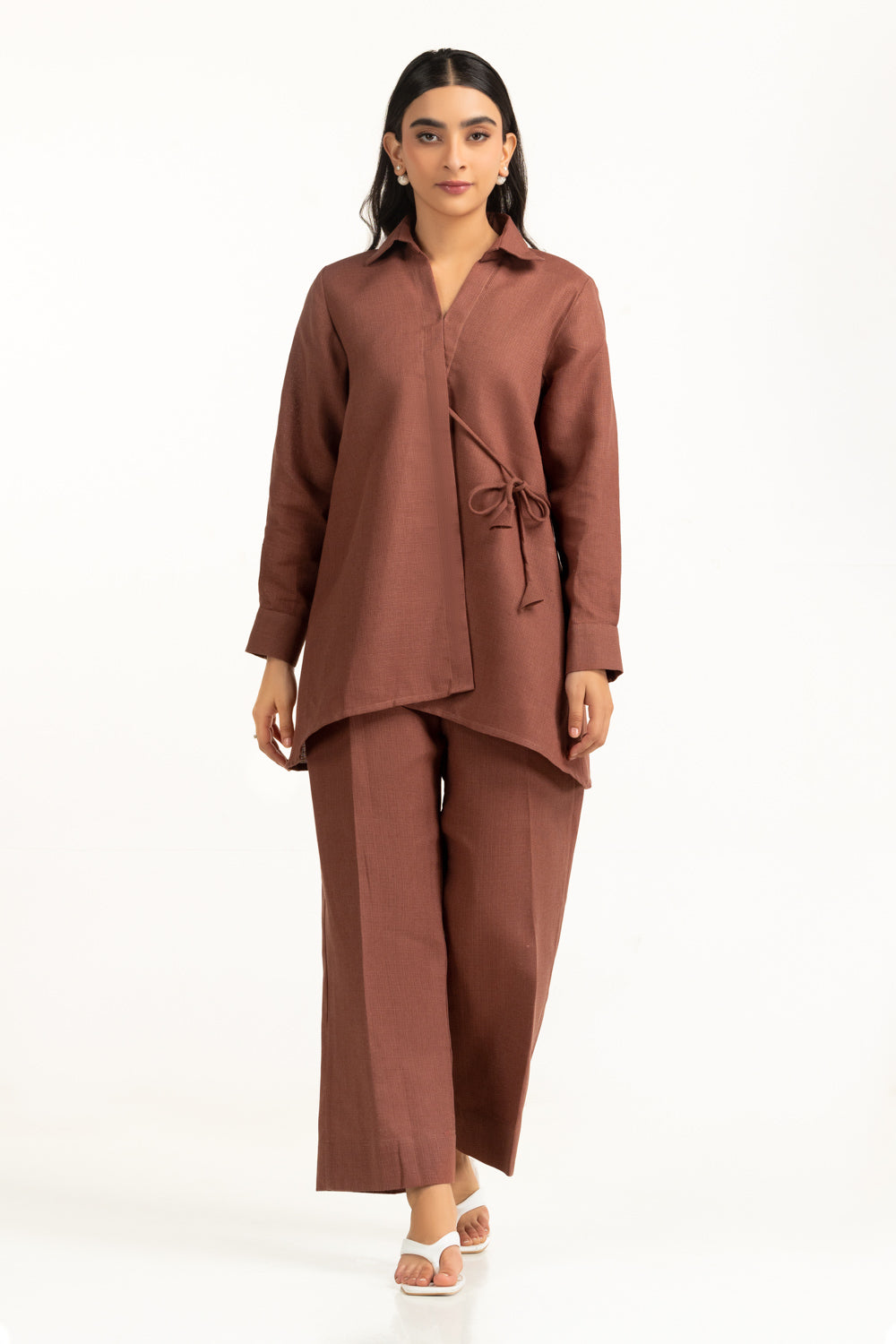 Jute Dyed Co-Ord Set IPST-55108