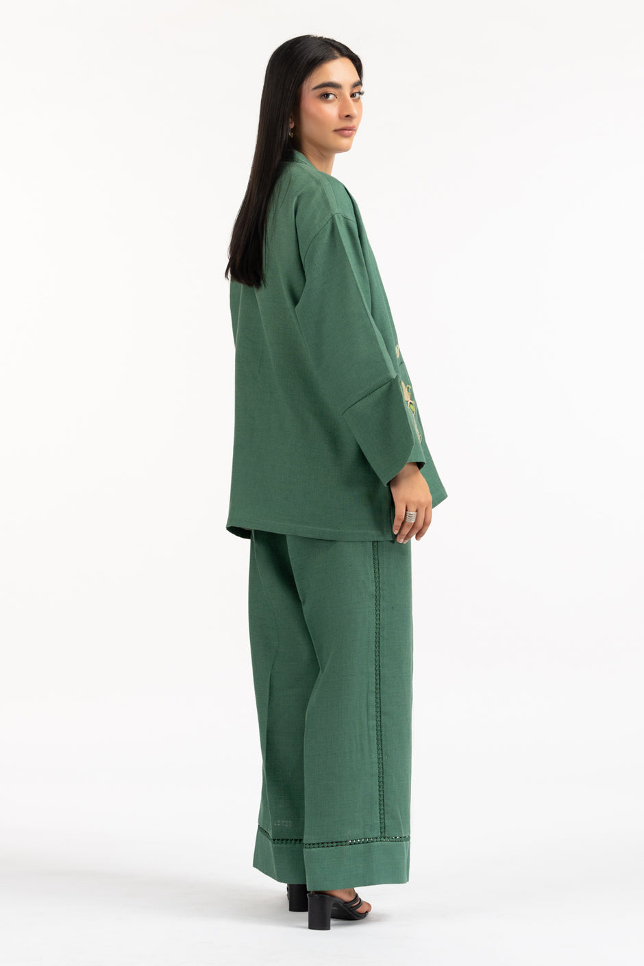 Jute Embroidered Co-Ord Set