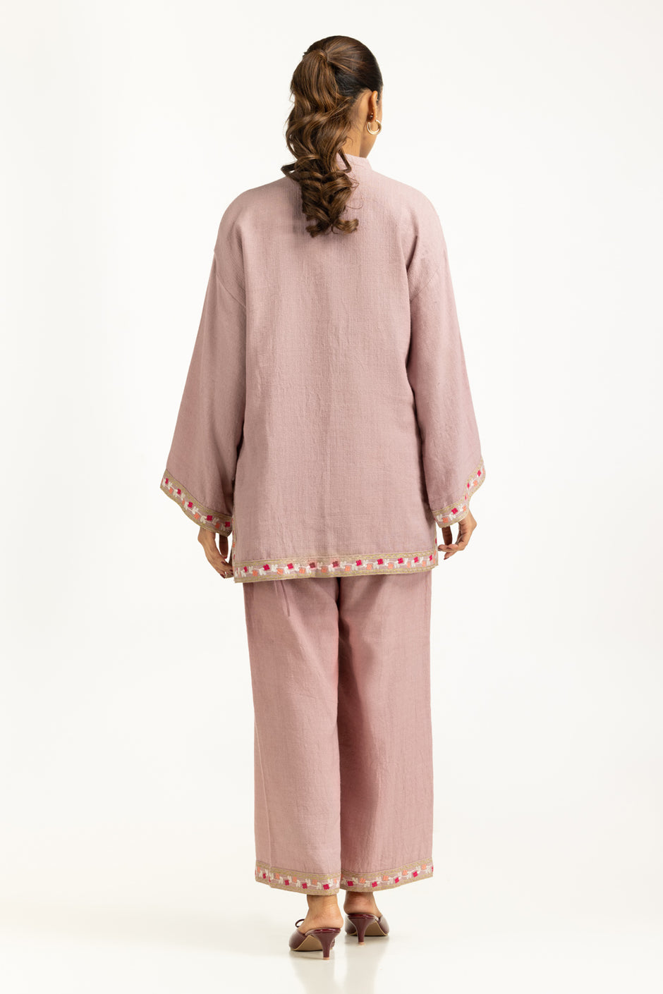 Jute Embroidered Co-Ord Set
