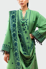 3 Piece Karandi Velvet Jacquard Suit with Dupatta MJ-52026