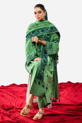 3 Piece Karandi Velvet Jacquard Suit with Dupatta MJ-52026