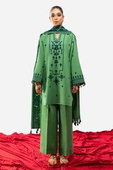 3 Piece Karandi Velvet Jacquard Suit with Dupatta MJ-52026
