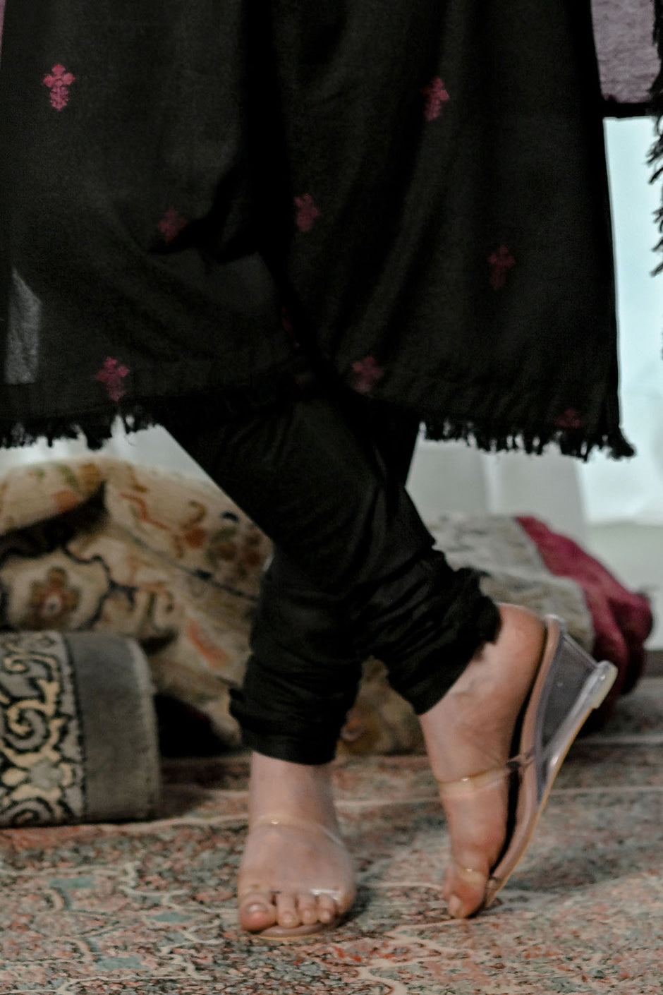 3 Piece Karandi Velvet Jacquard Suit