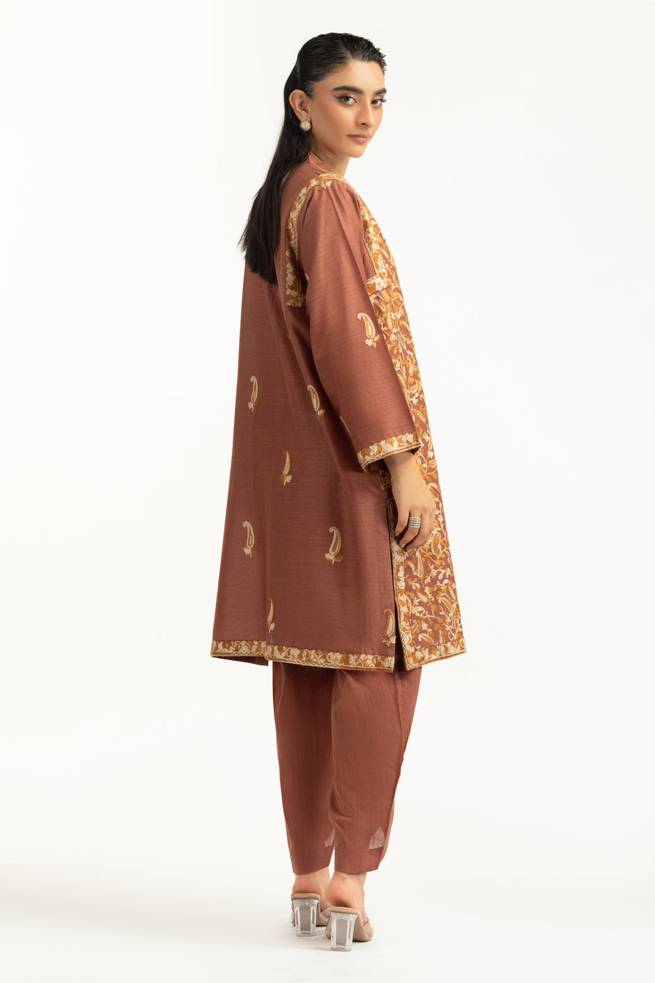 Karandi Embroidered Co-Ord Set