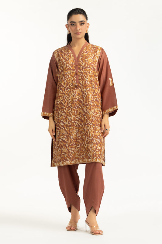 Karandi Embroidered Co-Ord Set IPST-55071