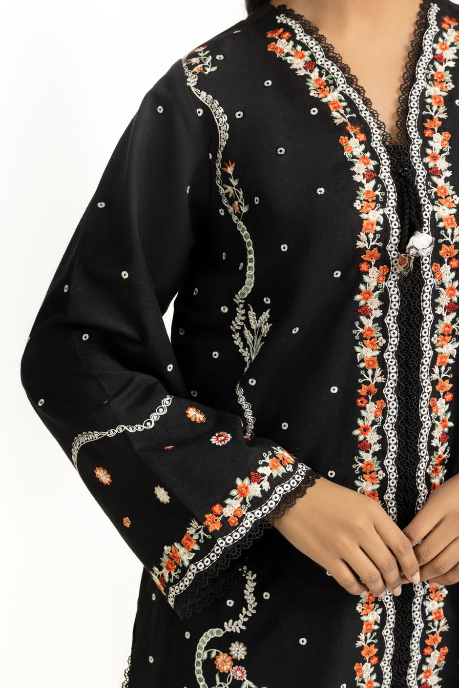 Karandi Embroidered Co-Ord Set