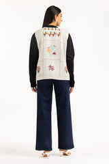 Karandi Embroidered Waistcoat IPS-55211