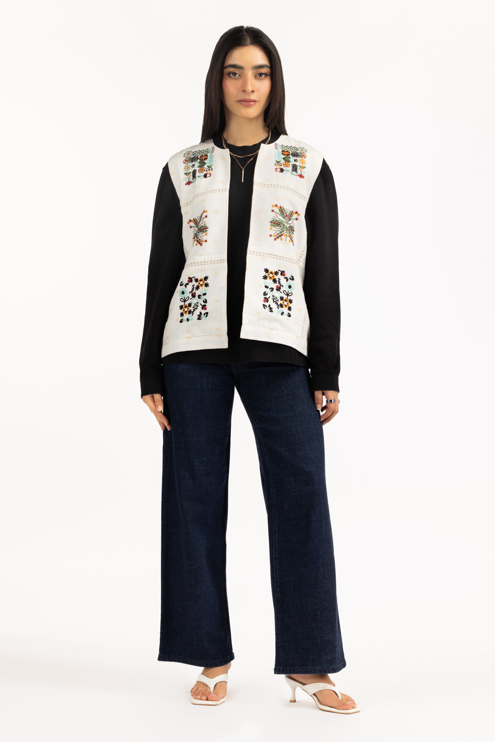 Karandi Embroidered Waistcoat IPS-55211