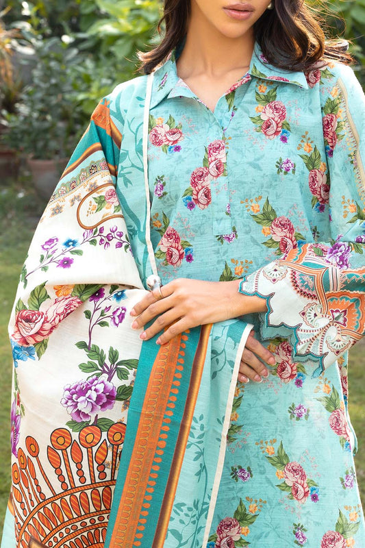 3 Piece Printed Khaddar Suit SD-52165