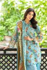 3 Piece Printed Khaddar Suit SD-52165