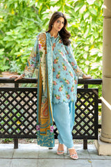 3 Piece Printed Khaddar Suit SD-52165